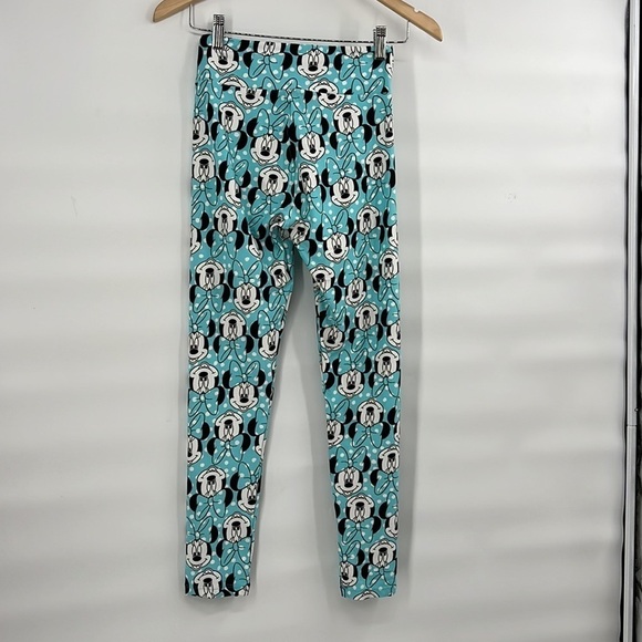 Lularoe teal Minnie Mouse Disney leggings size One size - Picture 6 of 6